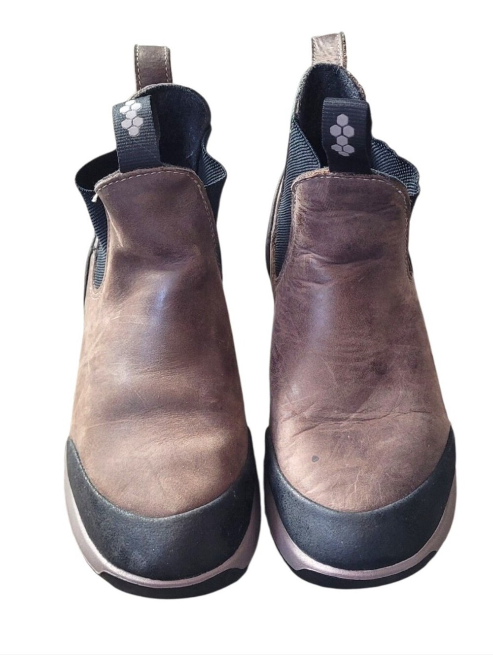 Danner Pub Garden Brown Leather Slip-On Chelsea Work Boots Size 8